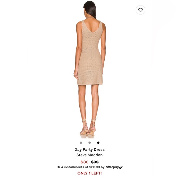 Steve Madden Women’s Day Party Dress. Woven, Tan. Size S. NWT - Picture 3 of 6